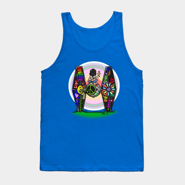 Tie-Dye Fighter Tank Top by UzzyWorks